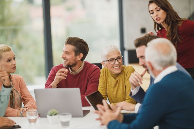 Group of people meeting