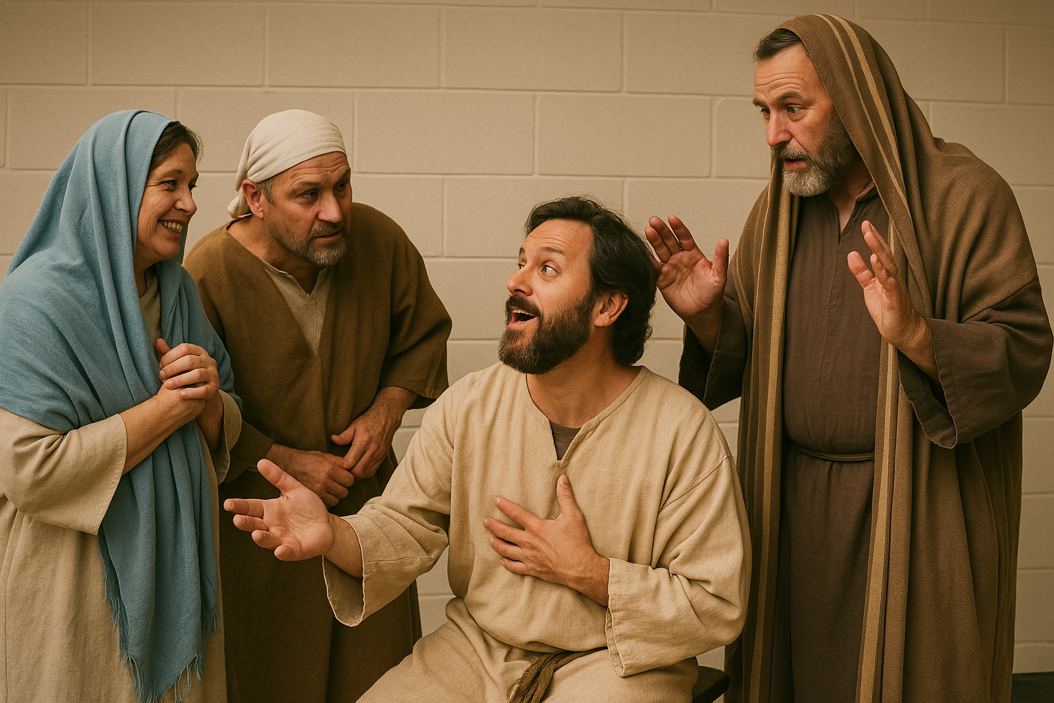 Biblical role playing.