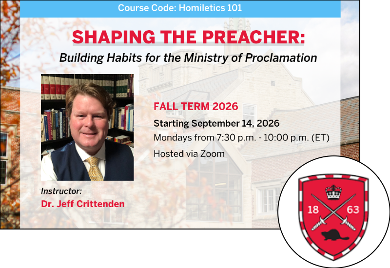 Shaping the Preacher: