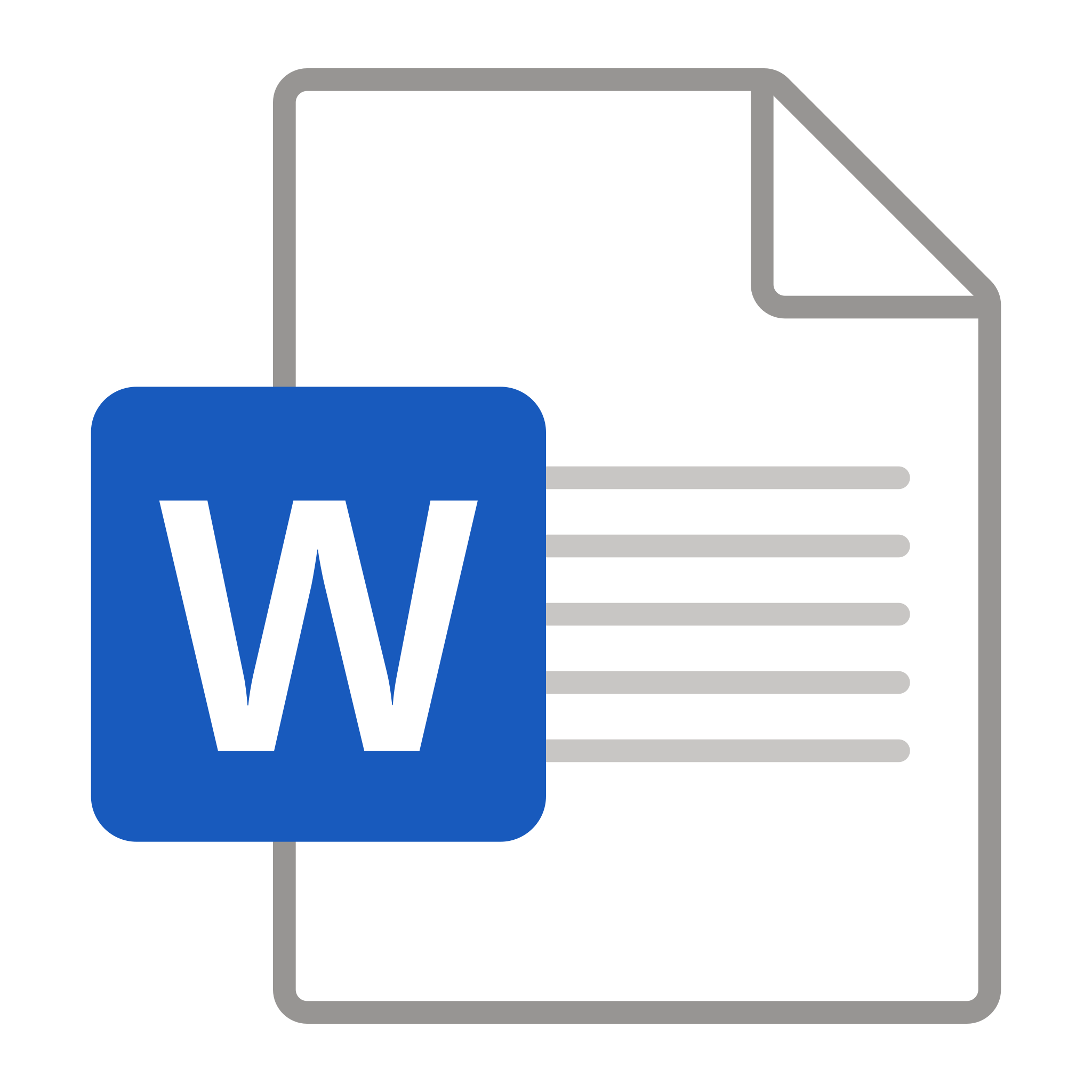 Word Doc icon